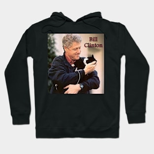 Bill Clinton and Cat Hoodie